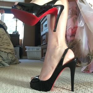 Louboutin NoPrive 120 mm slingbacks